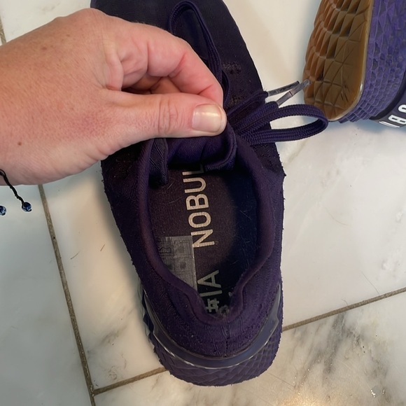 NoBull Project purple knit runners men/youth 6, women’s 7.5 workout gym comfort - Picture 9 of 9